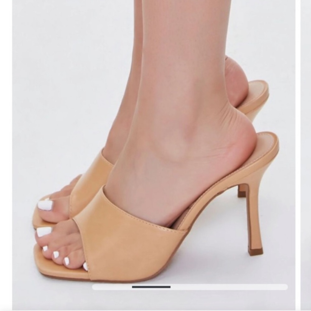 Faux Leather Stiletto High Heel
